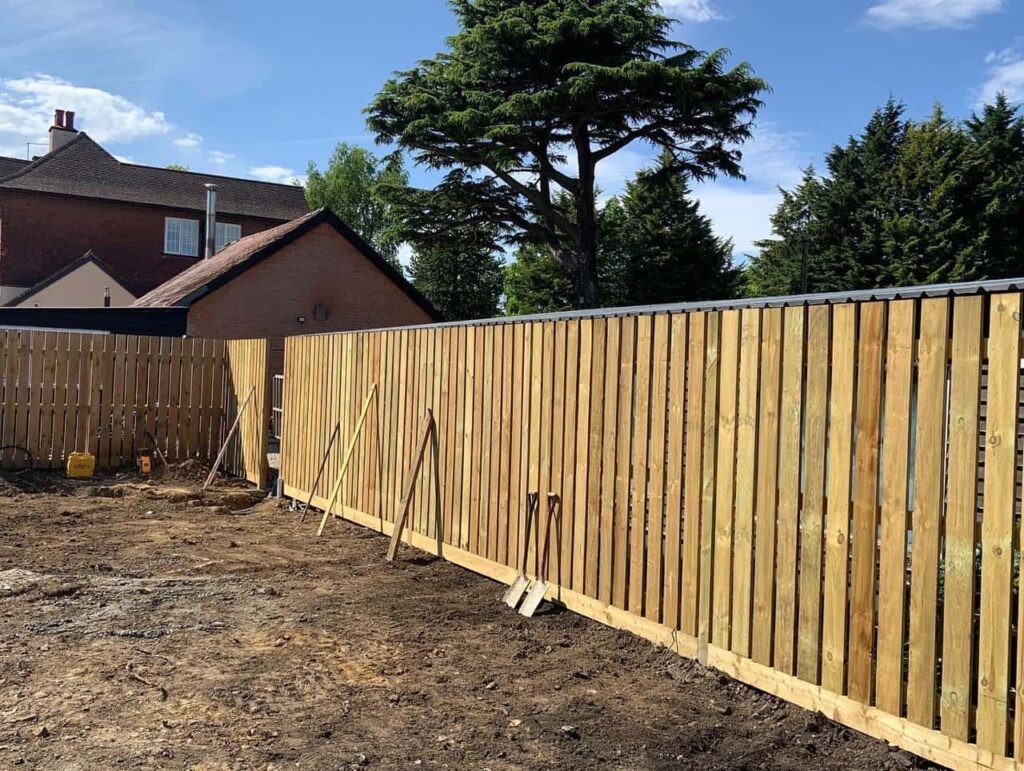 This is a photo of Bespoke custom fencing installed by Fast Fix Fencing Crowborough